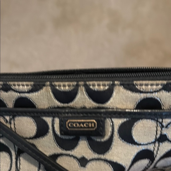 Coach Black and Gray Wristlet - Picture 9 of 12